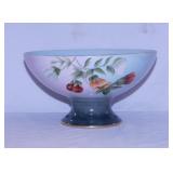 Lovely antique hand painted porcelain fruit & nut