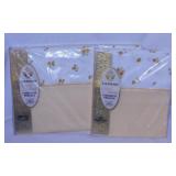 New vintage Cannon percale bedding: Yellow double