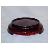 Vintage Anchor Hocking ruby red punch bowl vase -