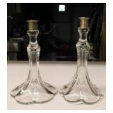 Pair of Duncan Miller Canterbury glass