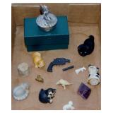 Pewter Tooth Fairy on mushroom tooth box -