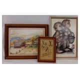 Hummel framed print, 8.75" x 12.75" - XYZ print,