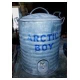 Vintage Arctic Boy 5 gallon galvanized water