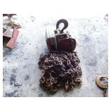1.5 ton chain hoist w/ hooks