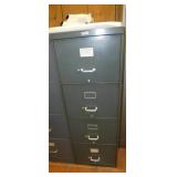 General Fireproofing metal 4 drawer filing cabinet