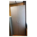 All-Steel Equipment metal 2 door storage cabinet,