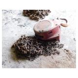 Harrington Peerless 1.5 ton chain hoist w/ hooks