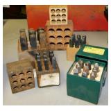 Four 9 pc. heavy duty steel number stamps