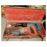 Makita & Milwaukee sawzalls in case