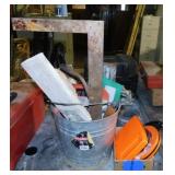 Behrens galvanized bucket - 2 Lufkin 100