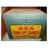 1959 AEA Tune-Up Charts wiring diagrams in metal