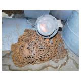 One ton chain hoist w/ hooks