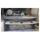 Antique Bertsch metal mill shear, bring a rigger