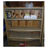 Metal shelving unit, 5