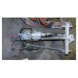 Milwaukee portable concrete pavement saw