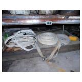 Fire hoses w/ brass nozzles