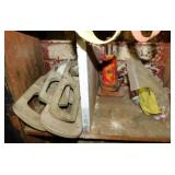 Row of tools: Lifting clutches - Ridgid 2" pipe