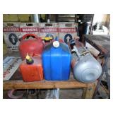 Handy 5 gallon portable air tank - 4 plastic gas