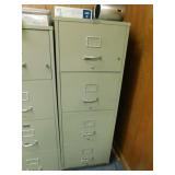 Remington Rand Safe-File metal 4 drawer filing
