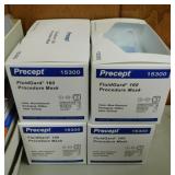 4 boxes of procedure face masks, 3 are new