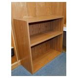Wooden bookcase, 28" x 12" x 27.5"