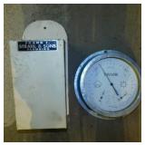 Metal Frank Strahl Plumbing wall pocket, 5" wide