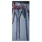 Ridgid portable Tristand chain vise