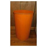 Mid Century Lawson industrial metal trash can,