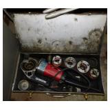 Ridgid pipe threader in metal case