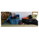 Rubbermaid storage tote of golf balls: Pinnacle,