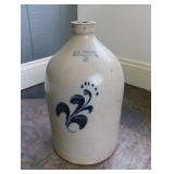 Antique A.K. Ballard Burlington VT salt glazed