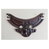 Antique carved walnut architectural salvage piece