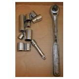 Craftsman tools: 1/2" ratchet - Extension -