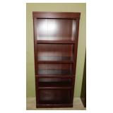 Wooden 5 shelf bookcase display cabinet,