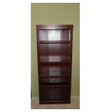 Wooden 5 shelf bookcase display cabinet,