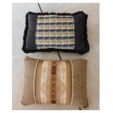2 decorator throw pillows