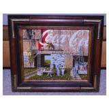 1986 Coca-Cola Barn print by H. Hargrove,