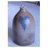 Antique O.H. Seymour Hartford Conn salt glaze