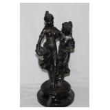 Two Sisters Consolation bronze sculpture after