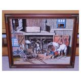 1989 Walnut Grove Blacksmith print by