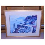 1991 Il Lago Como print by Howard Behrens,