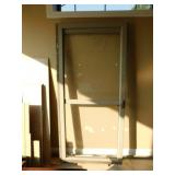 Larson 36" glass storm door w/ frame,