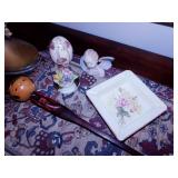 Vintage wooden Asian figural back scratcher -