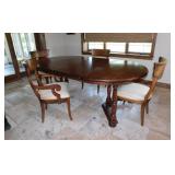 Harden Furniture solid wood dining table with