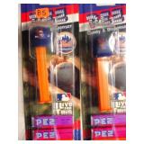 2 retired PEZ New York Mets candy dispensers