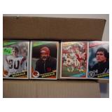 Partial set 1984 Topps football cards, 382 / 396