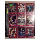 Complete set 1988 Score baseball cards in sleeves