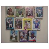 11 complete 1981-2019 Cubs team baseball card