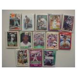 13 complete 1985-1995 Giants team baseball card
