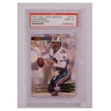 2000 Dan Marino #112 football card, graded 9